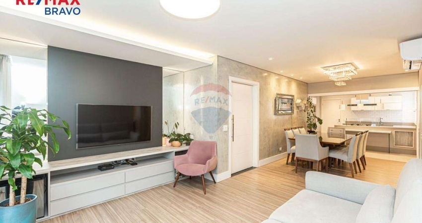 Apartamento à venda com 133,71 m², 3 quartos, 2 suítes, no Juvevê em Curitiba