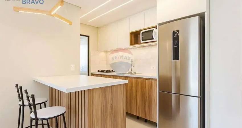 Apartamento de 60,84m² , 2 quartos sendo 1 suíte e 1 vaga de garagem no bairro portão