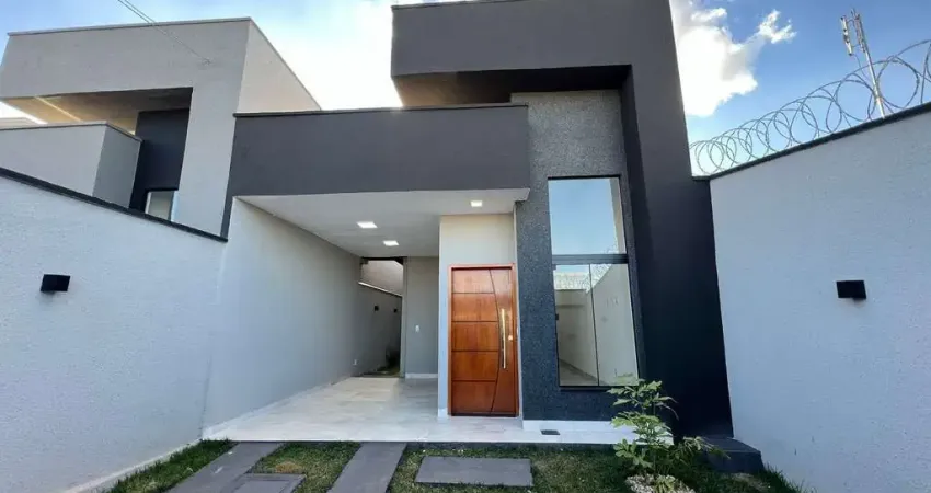 Casa região central senador canedo 3 quartos com suíte bairro alvorada