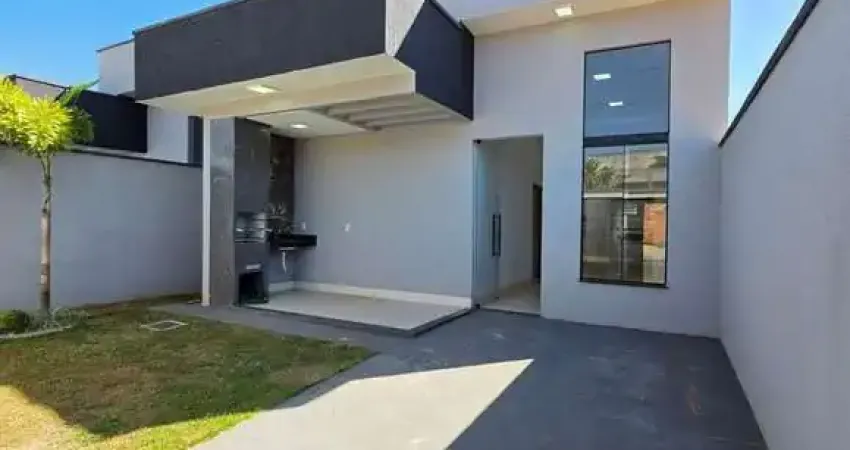 Casa Nova no Res. Paraíso I – 2 Quartos e Acabamento de Qualidade
