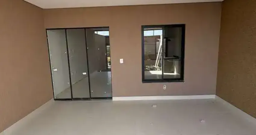 Casa moderna no residencial hebron – pé direito alto e área gourmet