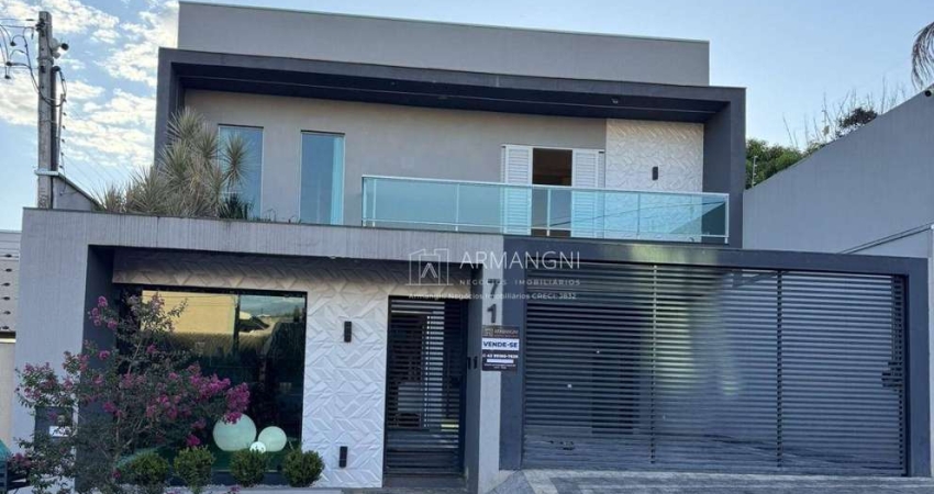 Sobrado com 3 dormitórios à venda, 260 m² por R$ 1.700.000,00 - Jardim Vitória Régia - Cornélio Procópio/PR