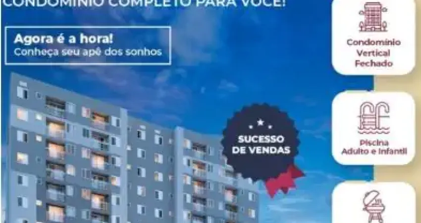 Apartamento 2 quartos no Jd Capivari, 44 m², lazer, varanda, local excelente