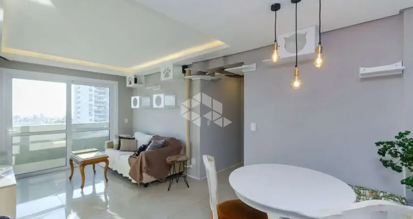 Apartamento com dois quartos, duas vagas e vista incrível, no Petrópolis