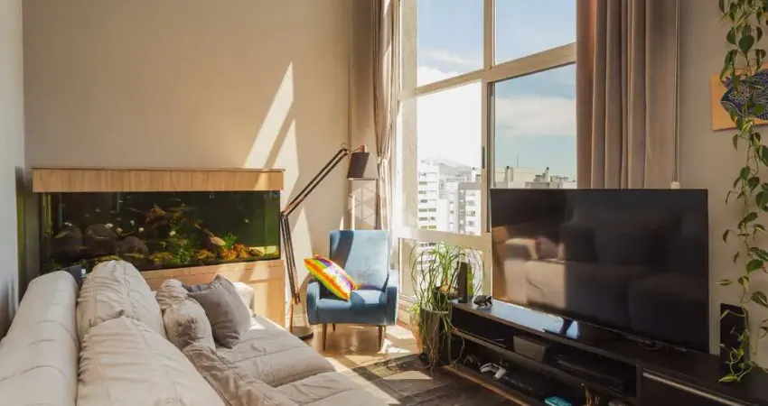 Apartamento de 1 dormitório duplex com 1 vaga de garagem no bairro central parque