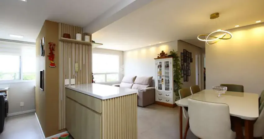 Apartamento três quartos, com suíte, churrasqueira e infra completa