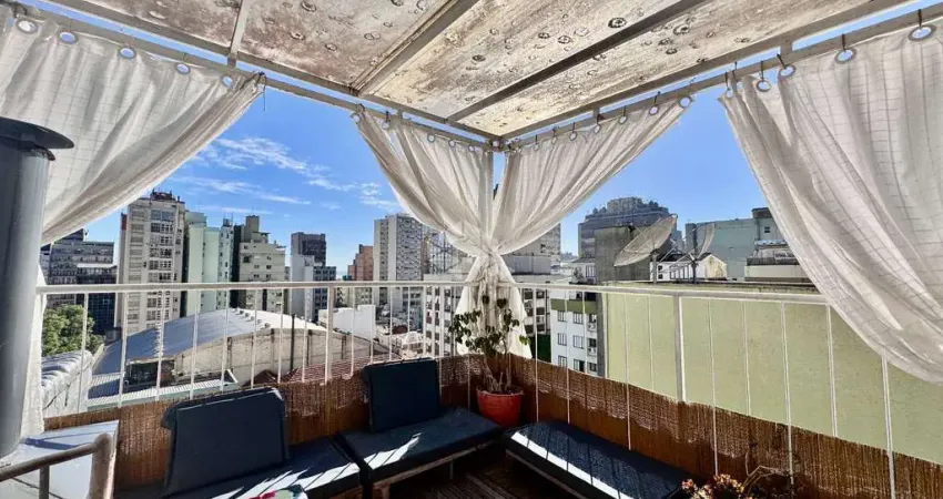 Cobertura com 2 quartos à venda na Rua General João Manoel, 415, Centro Histórico, Porto Alegre