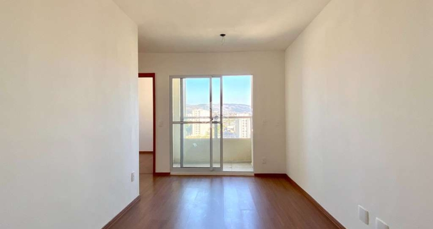Apartamento a venda com 2 dormitórios, sala, sacada com churrasqueira, cozinha, área de serviço e vaga de estacionamento