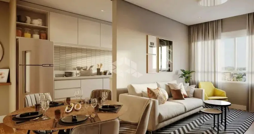 Apartameo a venda com 2 dormitorios ,sendo um suite, banheiro, sala, cozinha, area de serviço e vaga de estacionamento