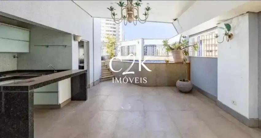 Desocupada - cobertura duplex lindíssima 220m² no alto do bueno