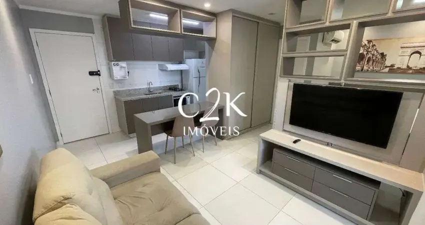 Flat mobiliado e decorado walk bueno - andar alto, vista privilegiada - goiânia