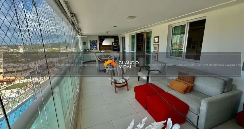 Apartamento com 3 suítes,  vista mar, colina a de  patamares, salvador -ba