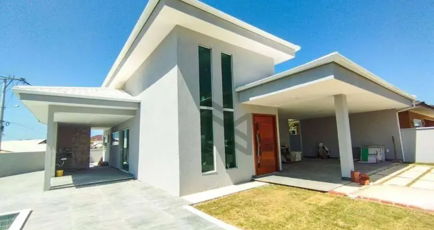 Oportunidade casa com 600m2 de terreno, composta por 3 suítes com closet - recanto do sol - são pedro da aldeia/rj