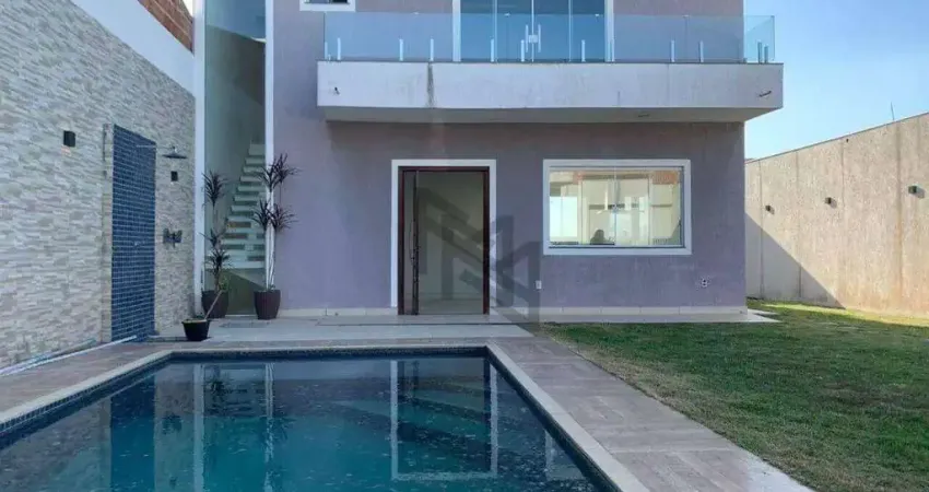 Casa com 2 dormitórios - venda por r$ 570.000,00 ou aluguel por r$ 3.500,00/mês - porto d'aldeia - são pedro da aldeia/rj