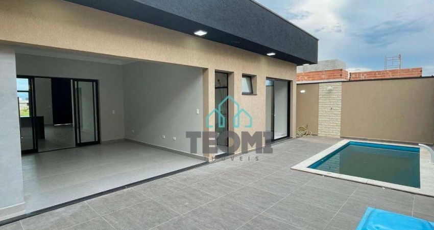 Casa com 3 dormitórios (1 Suíte com Closet) + Piscina à venda, 168 m² por R$ 950.000 - Pérola do Vale - Tremembé/SP