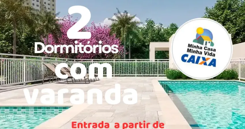 Apartamentos de 2 dormitórios com varanda em interlagos na avenida sabará