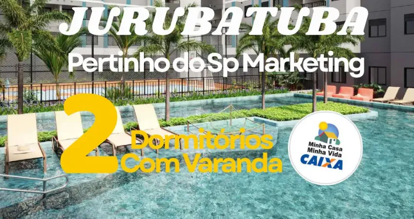 Jurubatuba, pertinho do shopping sp marketing. apartamentos de 2 dormitórios com varanda, grande área de lazer !