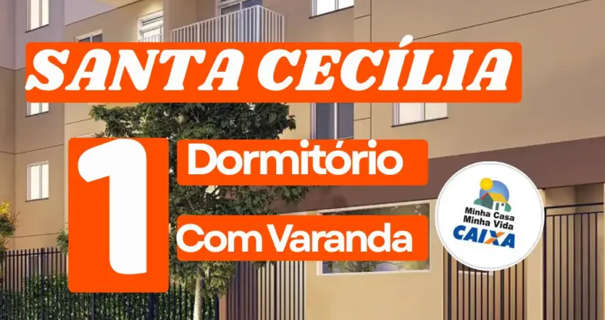 Santa cecília. apartamentos de 1 dormitório com varanda e lazer completo.