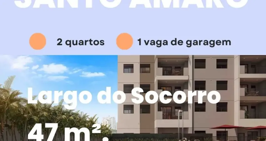 Apartamentos de 2 dormitórios em santo amaro, largo do socorro.