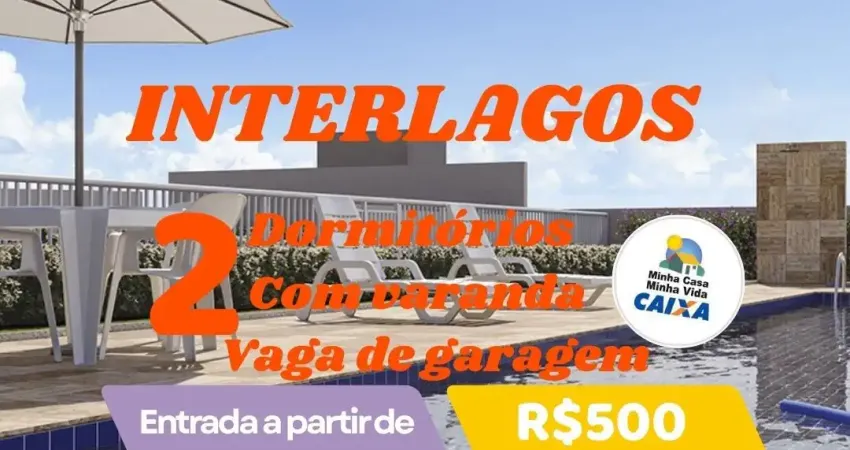 Interlagos. apartamentos de 2 dormitórios com varanda e vaga de garagem