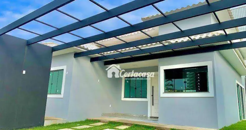 Casa com 3 dormitórios à venda, 105 m² por R$ 580.000,00 - Recanto do Sol - São Pedro da Aldeia/RJ
