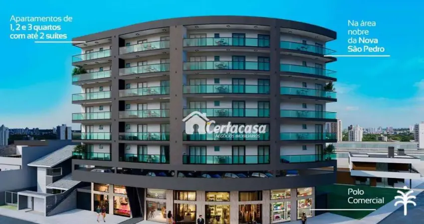 Apartamento com 3 dormitórios à venda, 99 m² por R$ 472.734,12 - Vila Sao Pedro - São Pedro da Aldeia/RJ