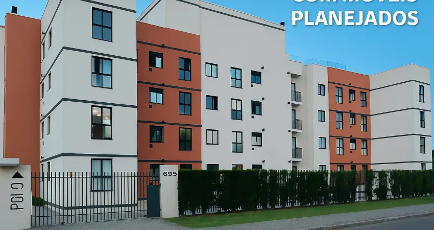 Apartamento 2 dormitórios - com cozinha planejada - financia até 80 % *