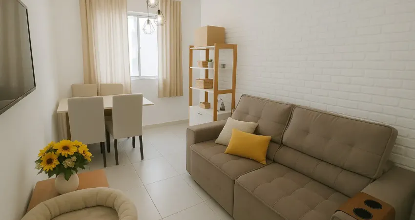 Apartamento 2 dormitórios - com cozinha planejada - financia até 80 % *