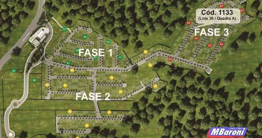 Cond. terra nobre - lote 129,69m² - (l.30/q.a/fase 3) km 37,6 rap. tavares