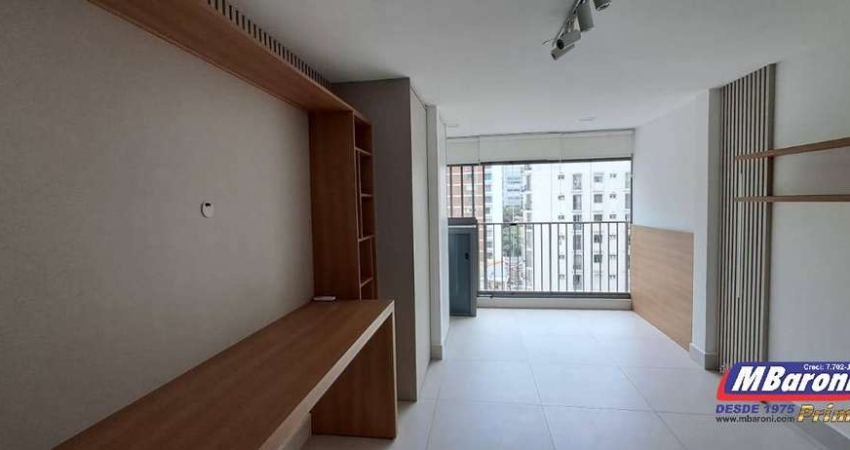 STUDIO  PARA  LOCAÇÃO , PARAISO , 28M2 , SEMI-MOBILIADO