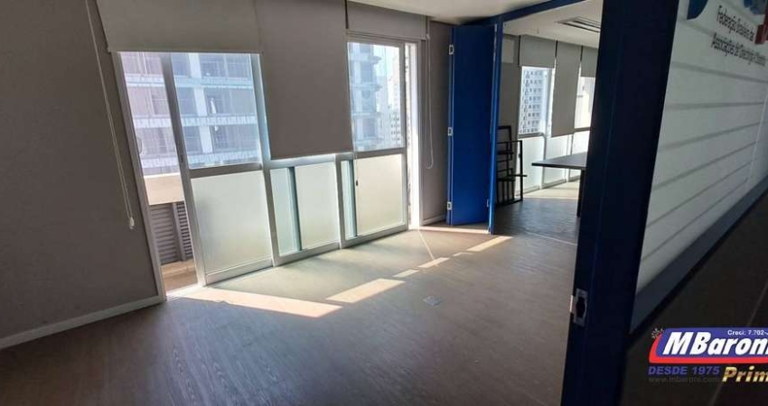 SALA COMERCIAL ALUGA , PARAISO/JD PAULISTA , BANH , SACADA,1 VAGA, 42M2