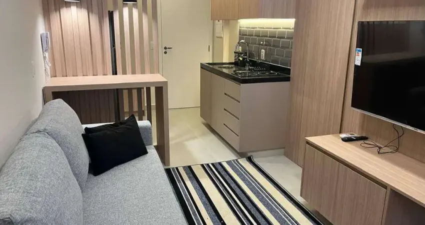 APARTAMENTO STUDIO, PARAISO, 1 DORMITORIO (SUITE), 1 VAGA,MOBILIADO ,44M2.
