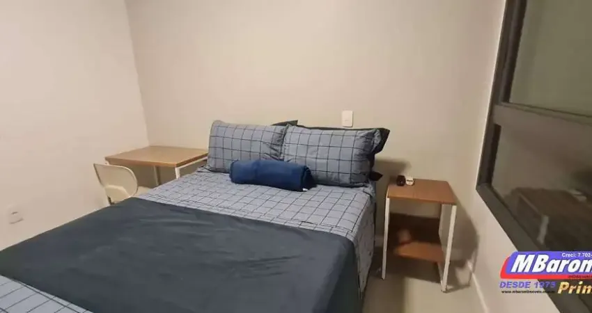 Studio ,aluga, mirandopolis ,1 dorm integrado c/ sala e cozinha ,mobiliado.