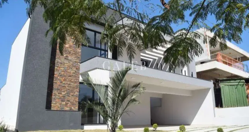 Casa térrea à venda em condomínio clube de atibaia de alto padrão com 4 súites