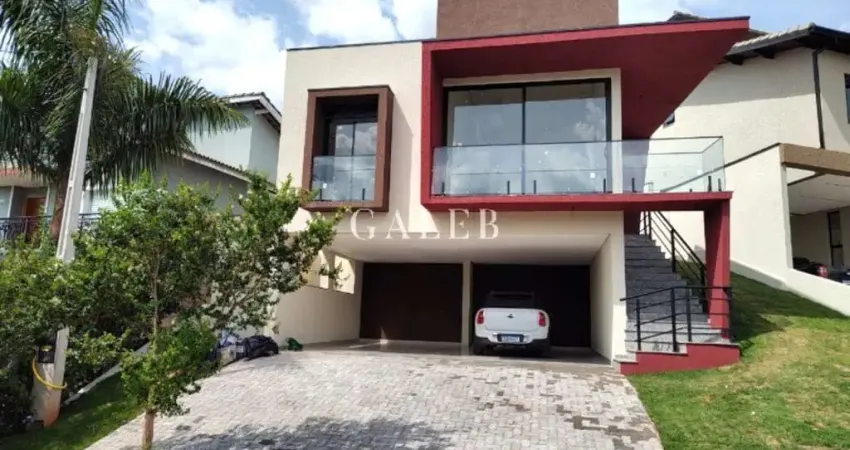 Casa de alto padrão em condomínio terras de atibaia, 3 suítes, piscina, 2 salas, 300m², atibaia-sp.
