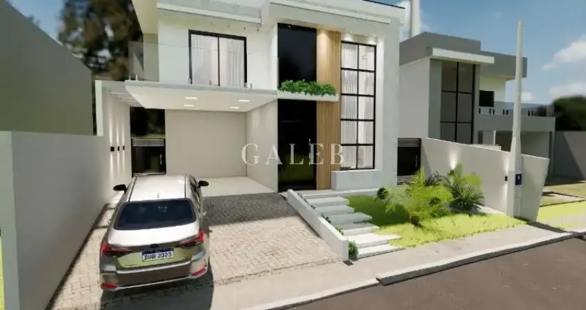 Imperdível: Casa de alto padrão em condomínio de luxo em Bom Jesus dos Perdões-SP, com 3 suítes e 258m² de área construída.