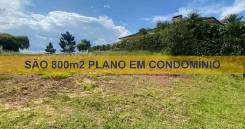 Terreno de 795m² excelente topografia no condomínio serra da estrela