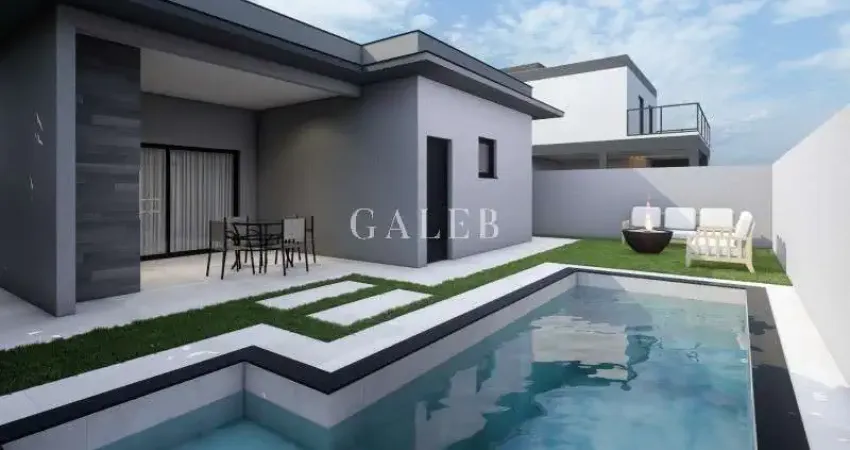 Venda de casa térrea impecável em condomínio de luxo em atibaia-sp: 3 quartos, 2 suítes,  sala, 3 banheiros, 2 vagas, 170m².