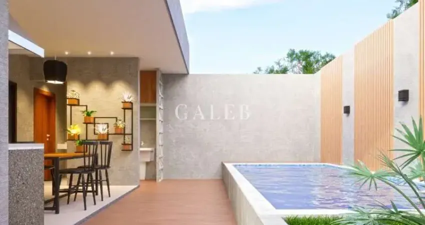 Casa nova, 3 quartos, pisicna, 2 vagas de garagem cobertas, bairro planejado