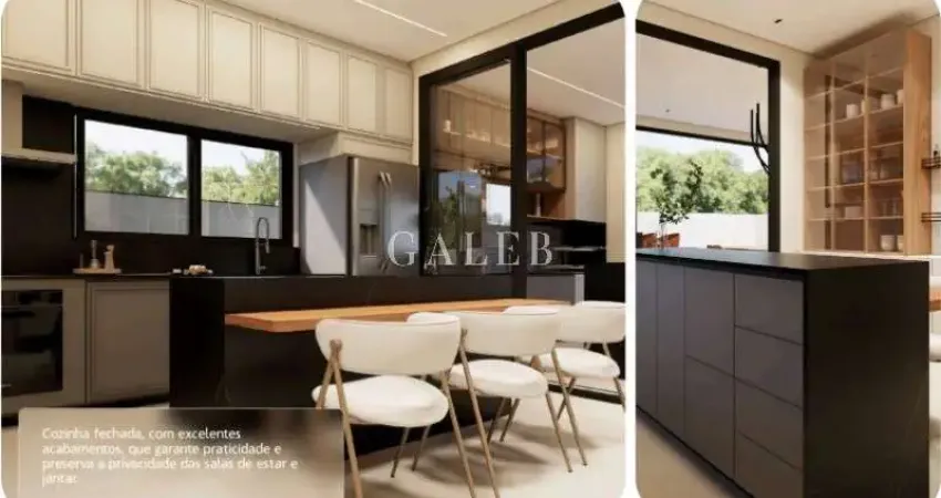 Casa de alto padrão, 5 suítes, sauna, piscina com telão, 6 vagas de garagem