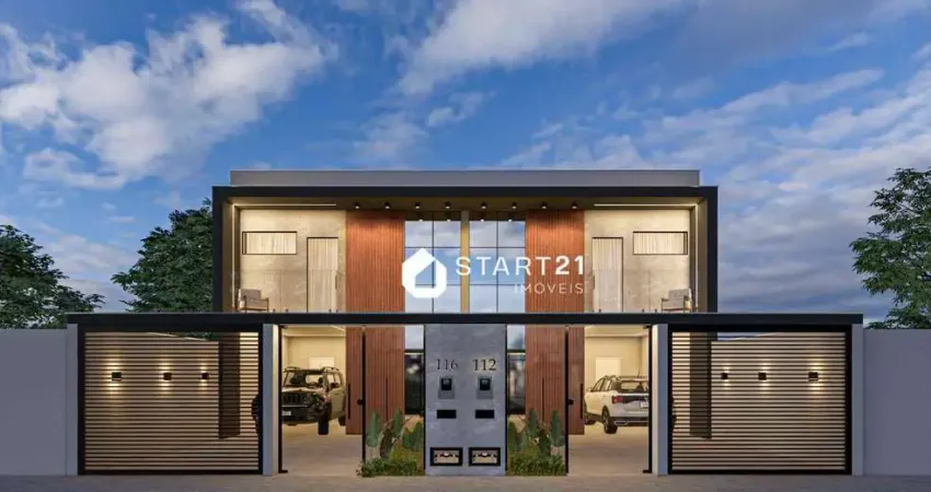 Casa nova com 3 suítes e projeto moderno a venda no residencial bougainville em volta redonda