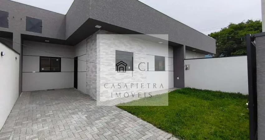 Casa térrea bairro afonso pena sj pinhais 3 quartos com quintal de 112,50m2