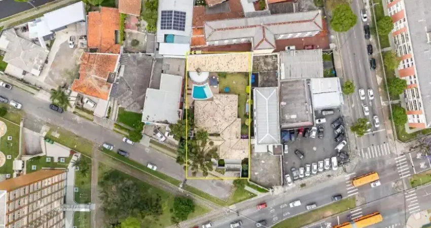 Terreno à venda, 946 m², testada 27,6m por r$ 2.800.000 - agua verde - curitiba/pr