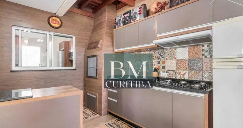 Sobrado tríplex com 3 dormitórios, sendo 1 suíte e 3 vagas de garagem à venda, 185 m² por r$ 750.000 - fanny - curitiba/pr