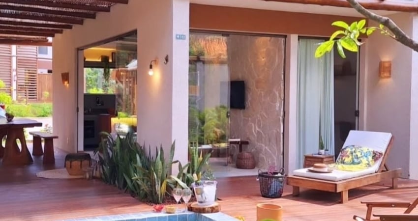 Casa duplex à venda na Reserva Sapiranga com garden privativo e piscina – Porteira fechada