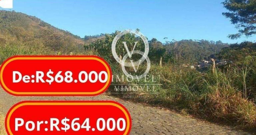 Terreno à venda, 217 m² por R$ 64.000,00 - São Geraldo - Nova Friburgo/RJ