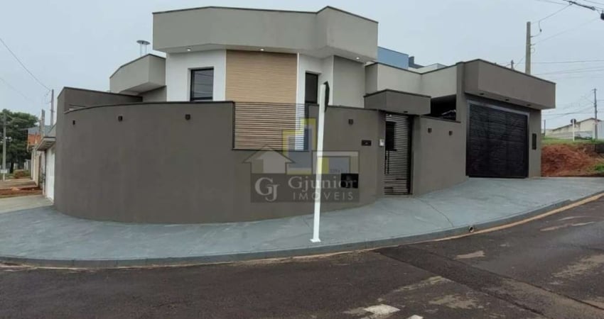 VENDA: Excelente Casa com 3 Dormitórios (sendo 1 suíte), Garagem + Churrasqueira, Residencial Ouro Verde, Botucatu (SP) - CA1390