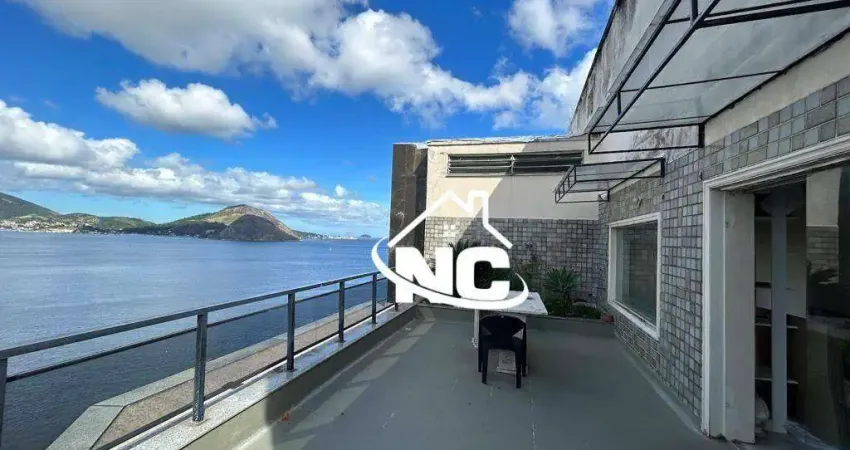 Cobertura com 5 quartos à venda, 520 m² por r$ 6.000.000 - icaraí - niterói/rj