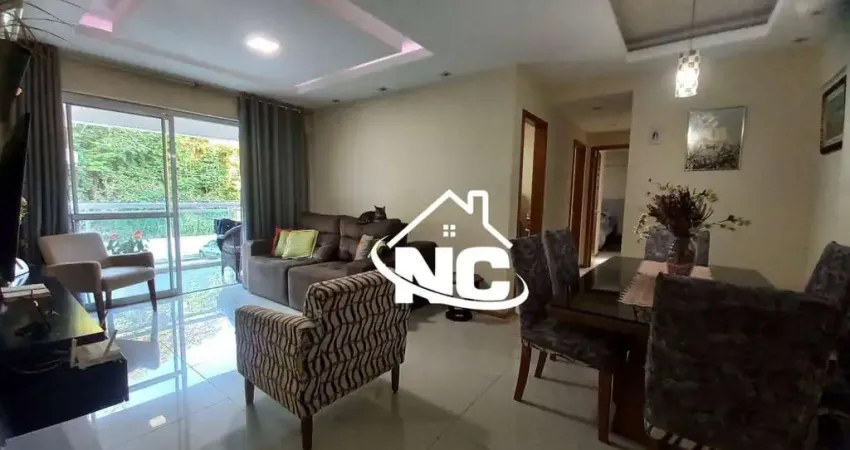 Apartamento condomínio oasis com 3 quartos à venda, 104 m² por r$ 1.250.000 - camboinhas - niterói/rj