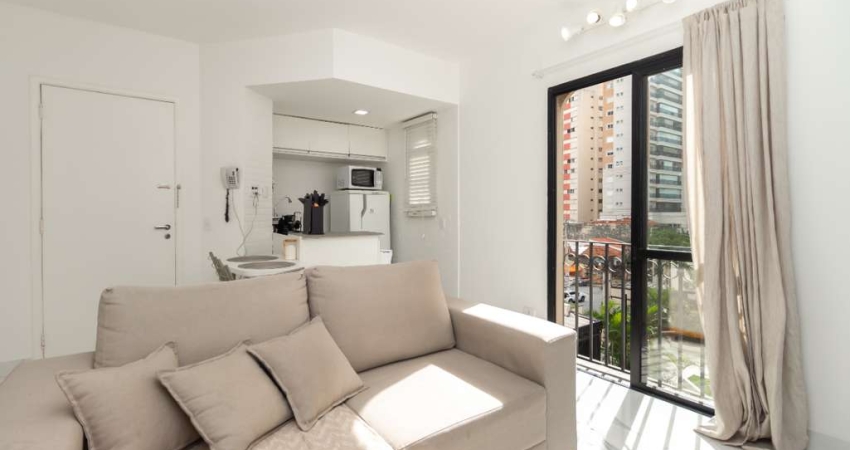 Apartamento tipo para venda com 1 quarto, sendo 1 suíte, 35m²